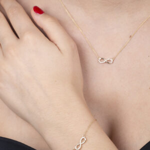 Baby Feet Diamond Pendant
