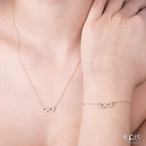 Mini Infinity Diamond Pendant