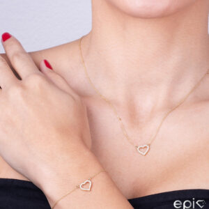 Dazzling Heart Diamond Pendant