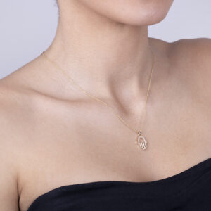 Fatima's Hand Diamond Pendant